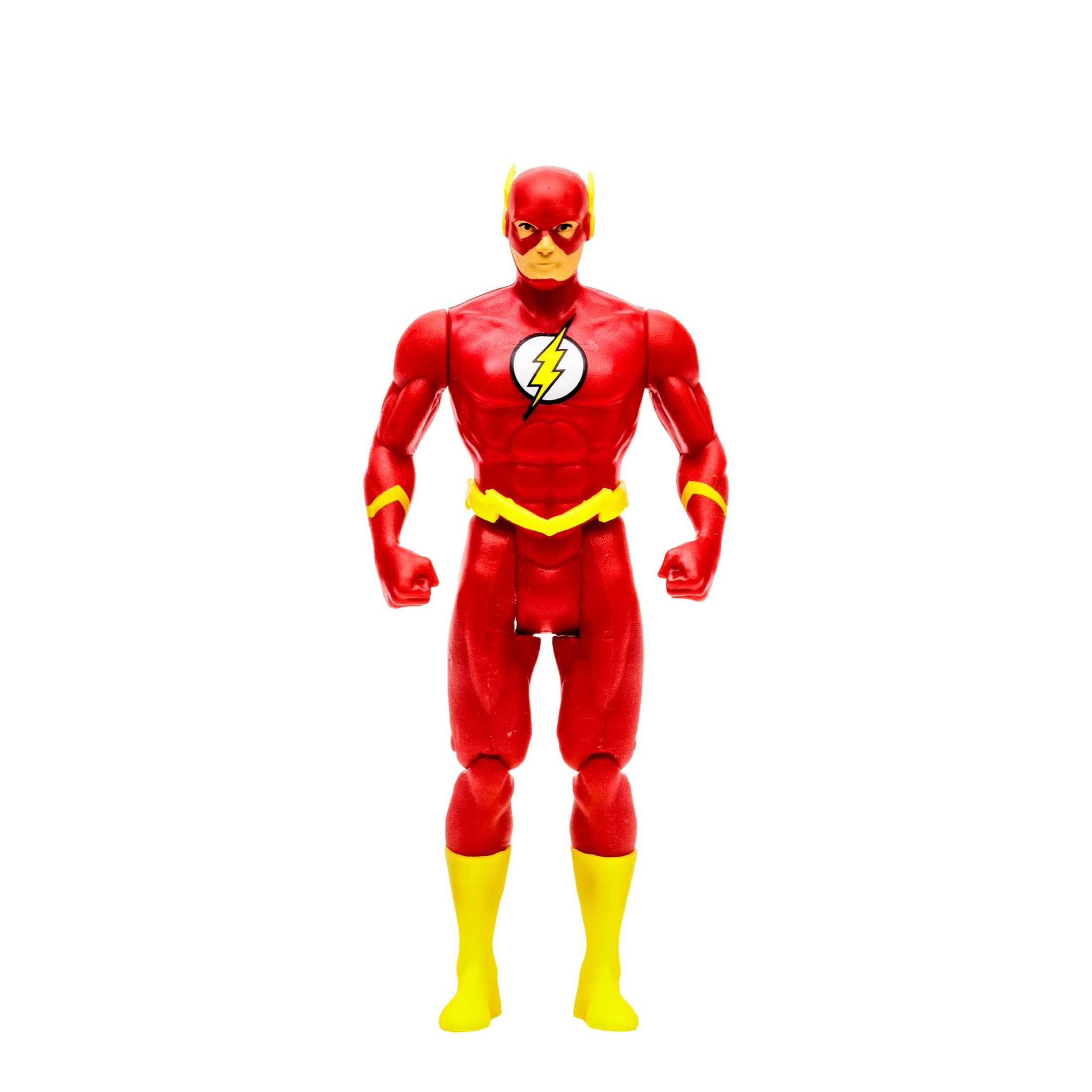 Toys, DC Multiverse, 5-inch DC Rebirth Super Powers The Flash Action Figure with 5 points of articulations, Collectible DC Retro 1980’s Super Powers Line Figure – Ages 12+
