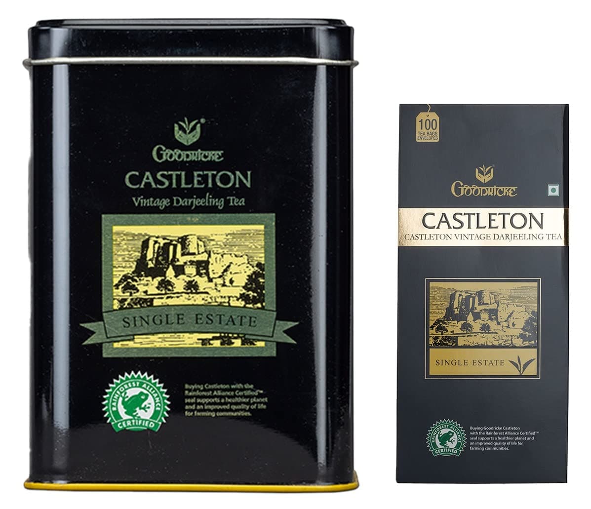 GOODRICKE Combo Pack - Castleton Vintage Darjeeling Tea 250 Gm + Castleton Vintage 100 Tea Bags