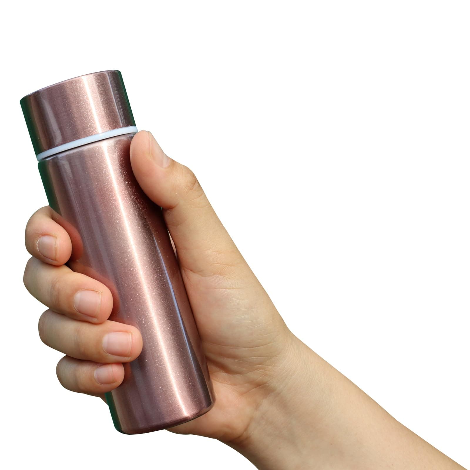 150ml Mini Cute Coffee Vacuum Small flasks Small Capacity Portable Stainless Steel Travel Drink Water Bottle Insulated Cup(Coffee)