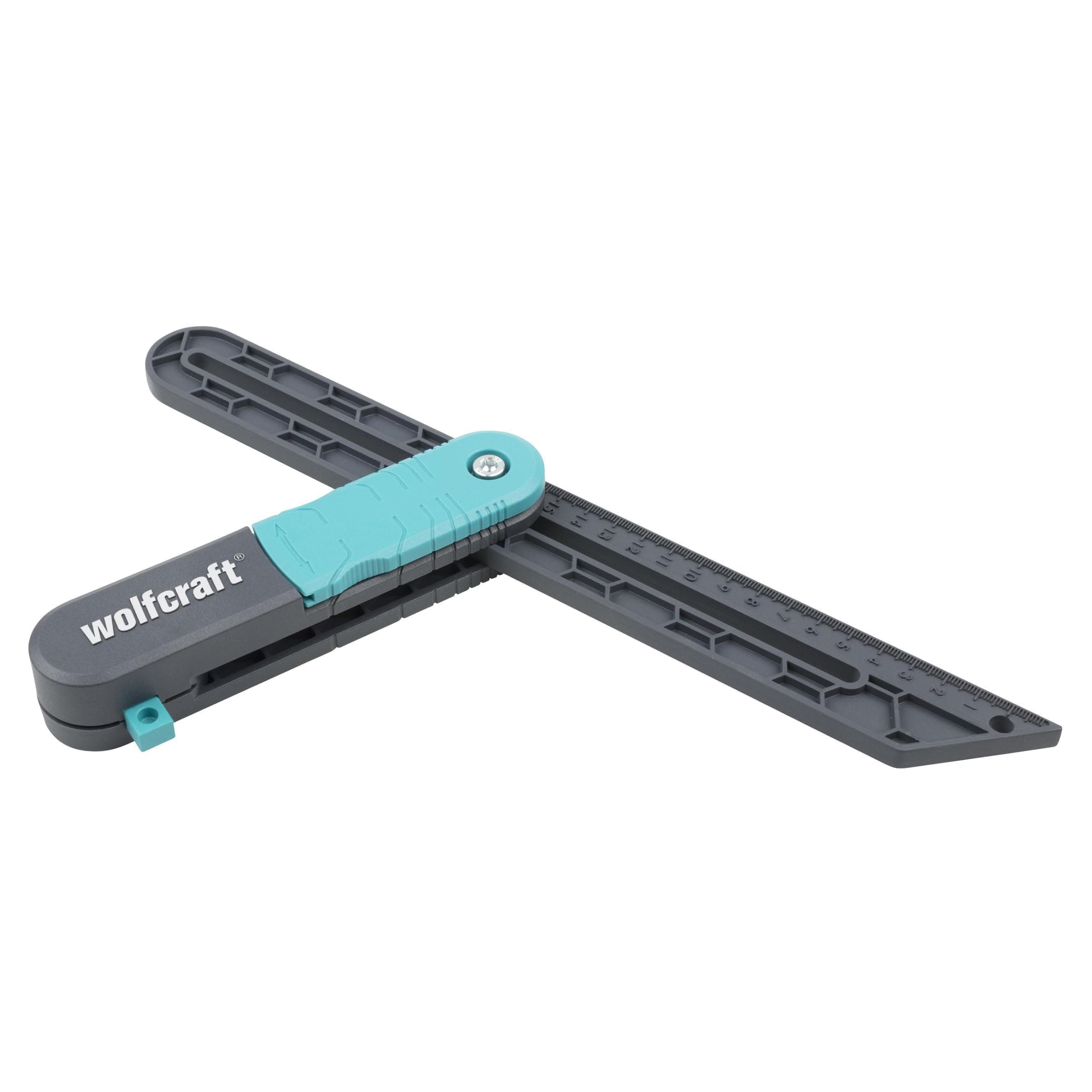 wolfcraft Angular Bevel Gauge with Marking Gauge Function I 6958000 I Practical aid When Laying Floors and Building Furniture
