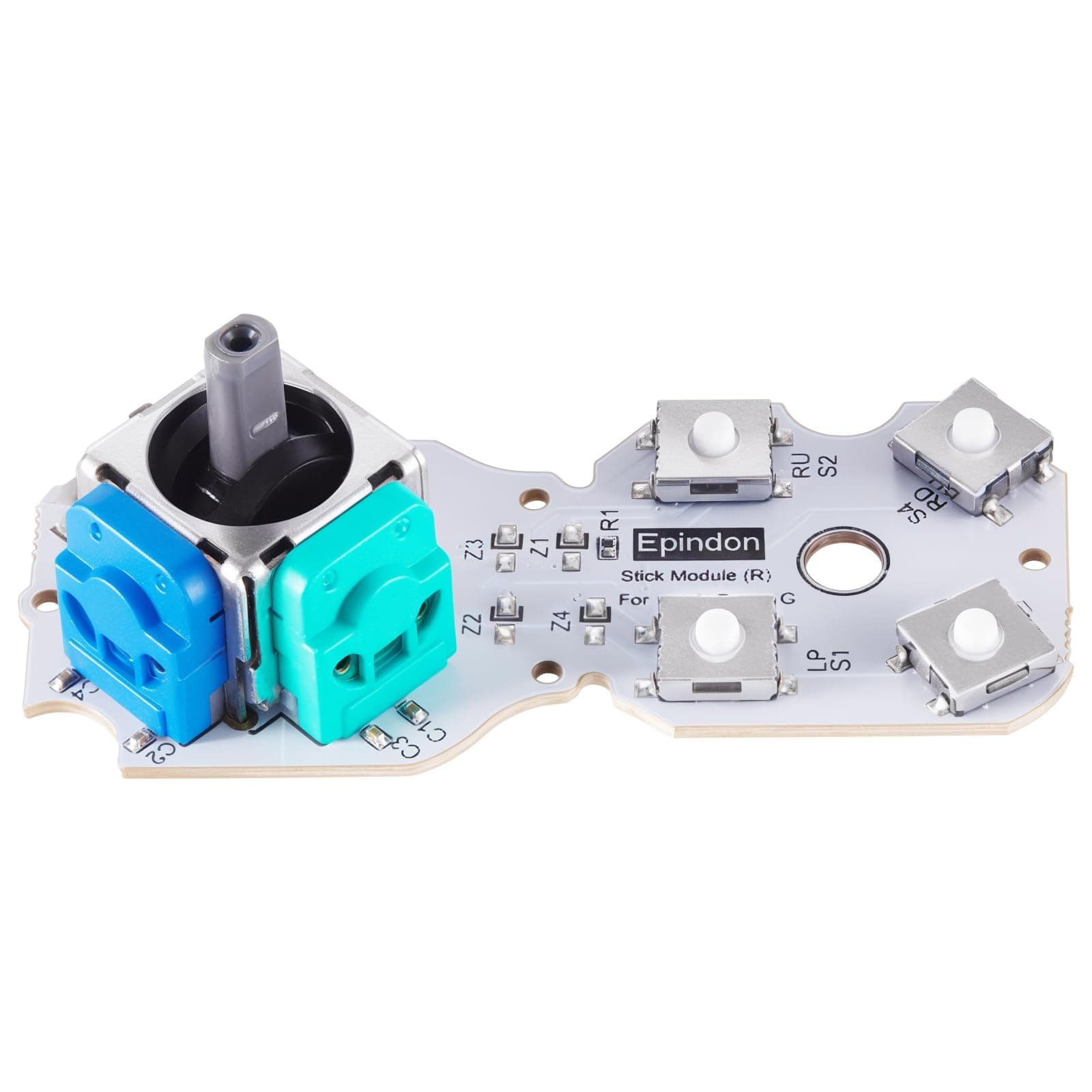 Epindon Hall Effect Stick Module with Tactile Switch for Victrix Pro BFG/BFG Reloaded Wireless Controllers (Both PS5 and Xbox Version) Conductive Rubber is NOT Required - Right Stick 80G