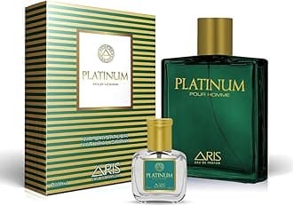 Platinum Eau de Parfum for Men – Long-Lasting Fresh Aquatic Cologne Spray – 100ml Men’s Perfume for Daily & Evening Wear – Comes with Extra 15ml Sample (Random Scent Included)