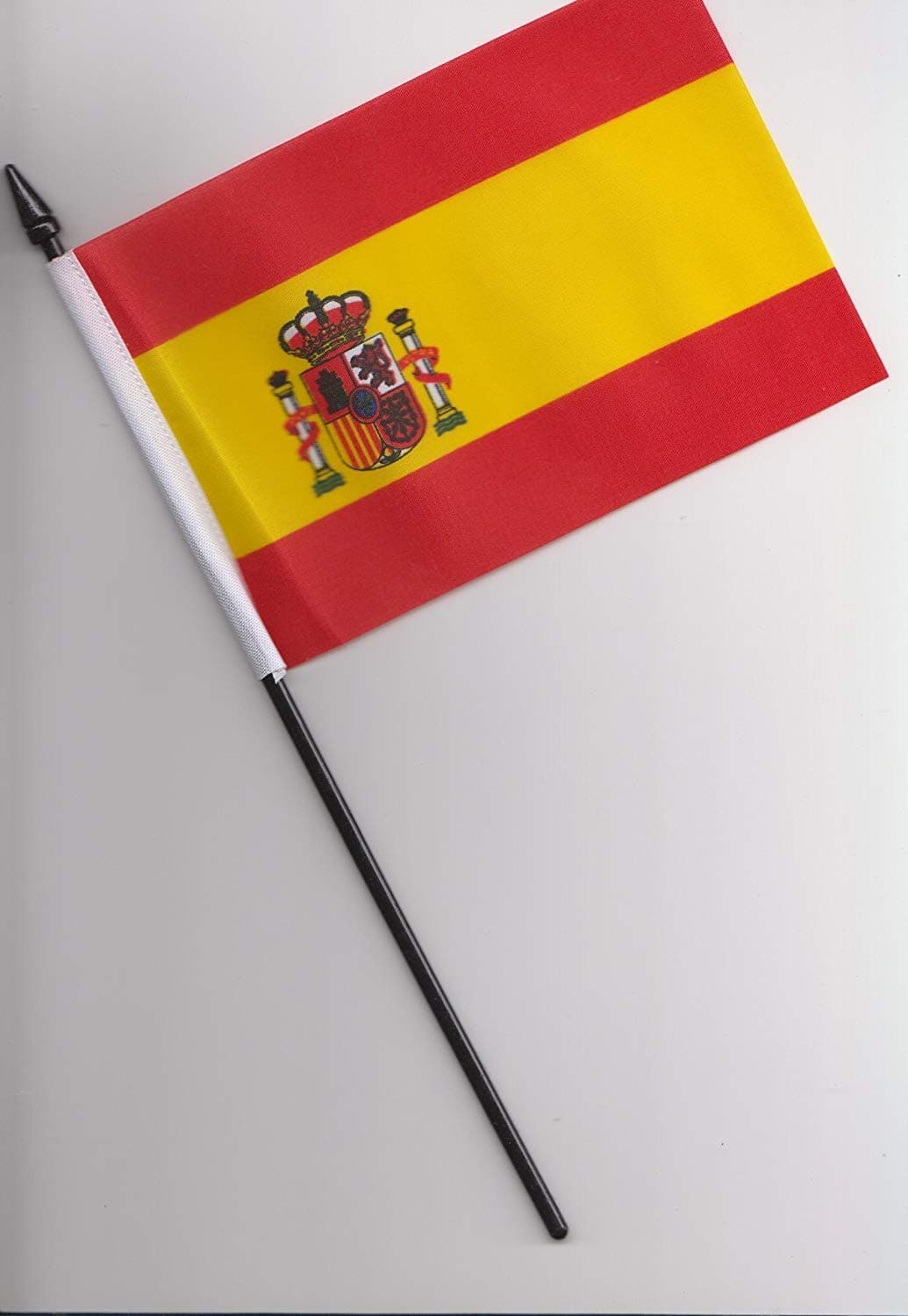 Spain State Crest Hand Flag 25cm by 1000 Flags