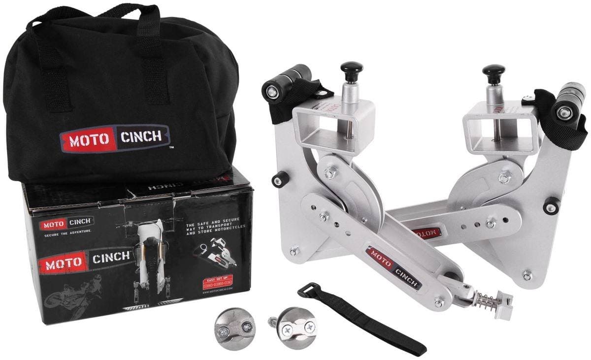 MX Strapless motocross motorcycle transport system