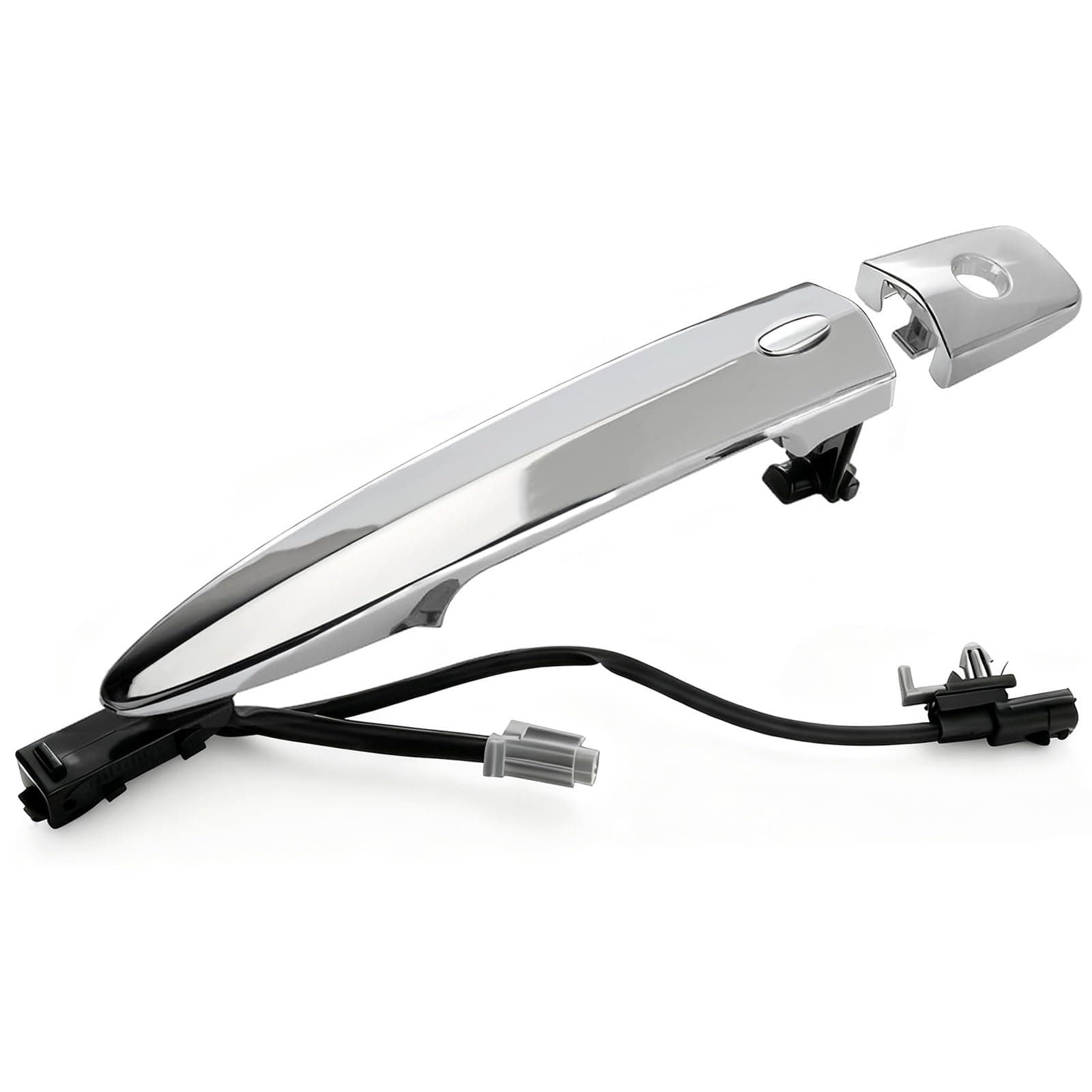 Front Left Driver Door Handle for Nissan Sentra 2013-2018,Nissan Murano Maxima 2009-2014, Nissan Leaf 2011-2017,806469N00A,Chrome
