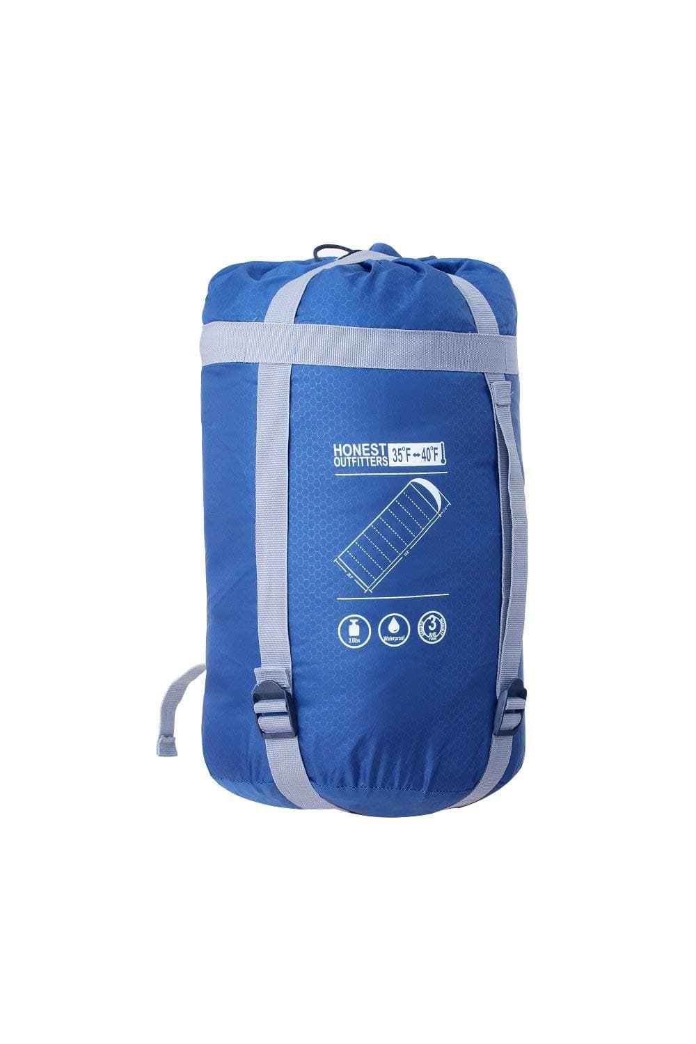 HONEST OUTFITTERS Stuff Sacks for Sleeping Bag(Navy Blue)