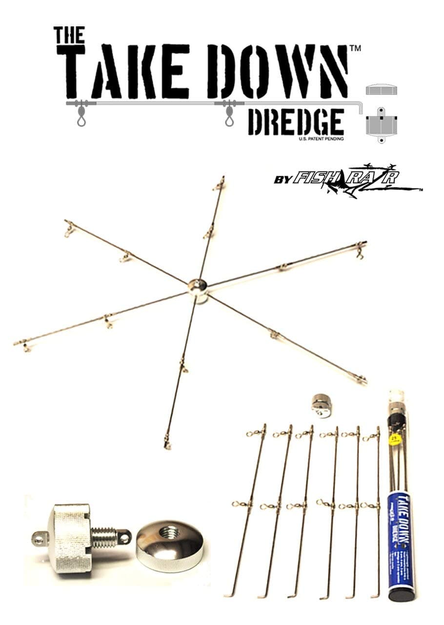 Fish Razr Take Down Dredge Bar, 25" L x 25" H x 25" W
