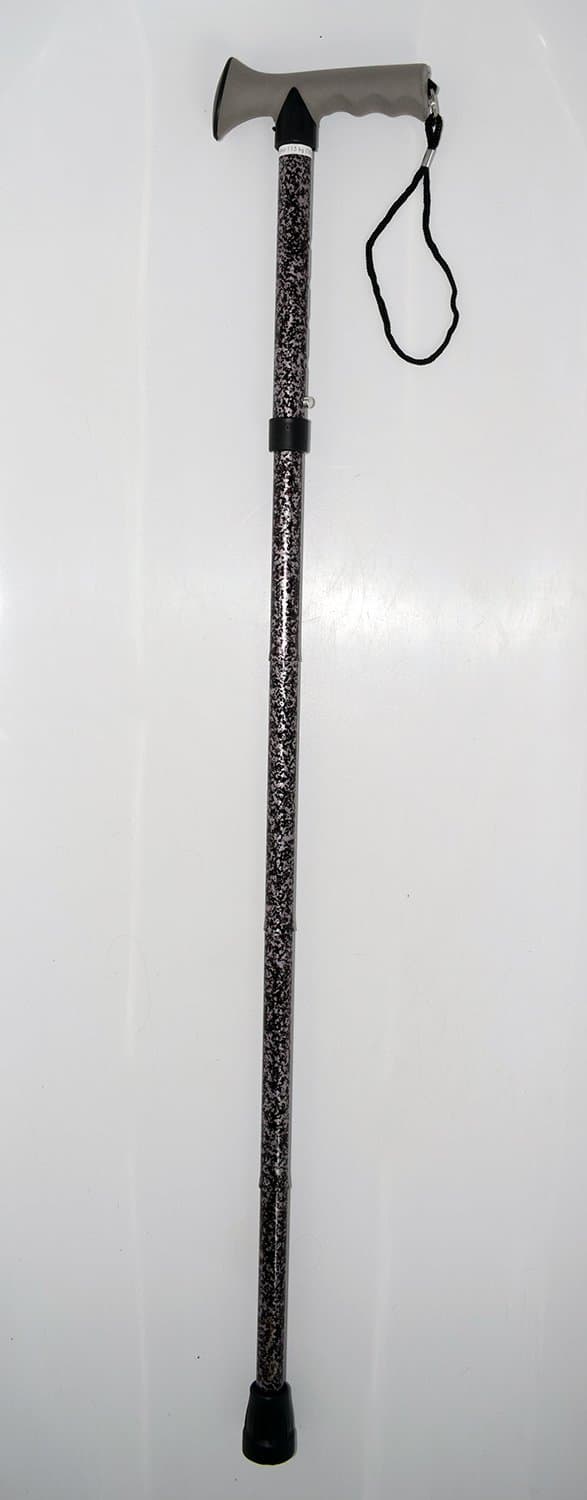 Soft Grip Walking Stick - Height Adjustable Folding Walking Stick Soft Handle.