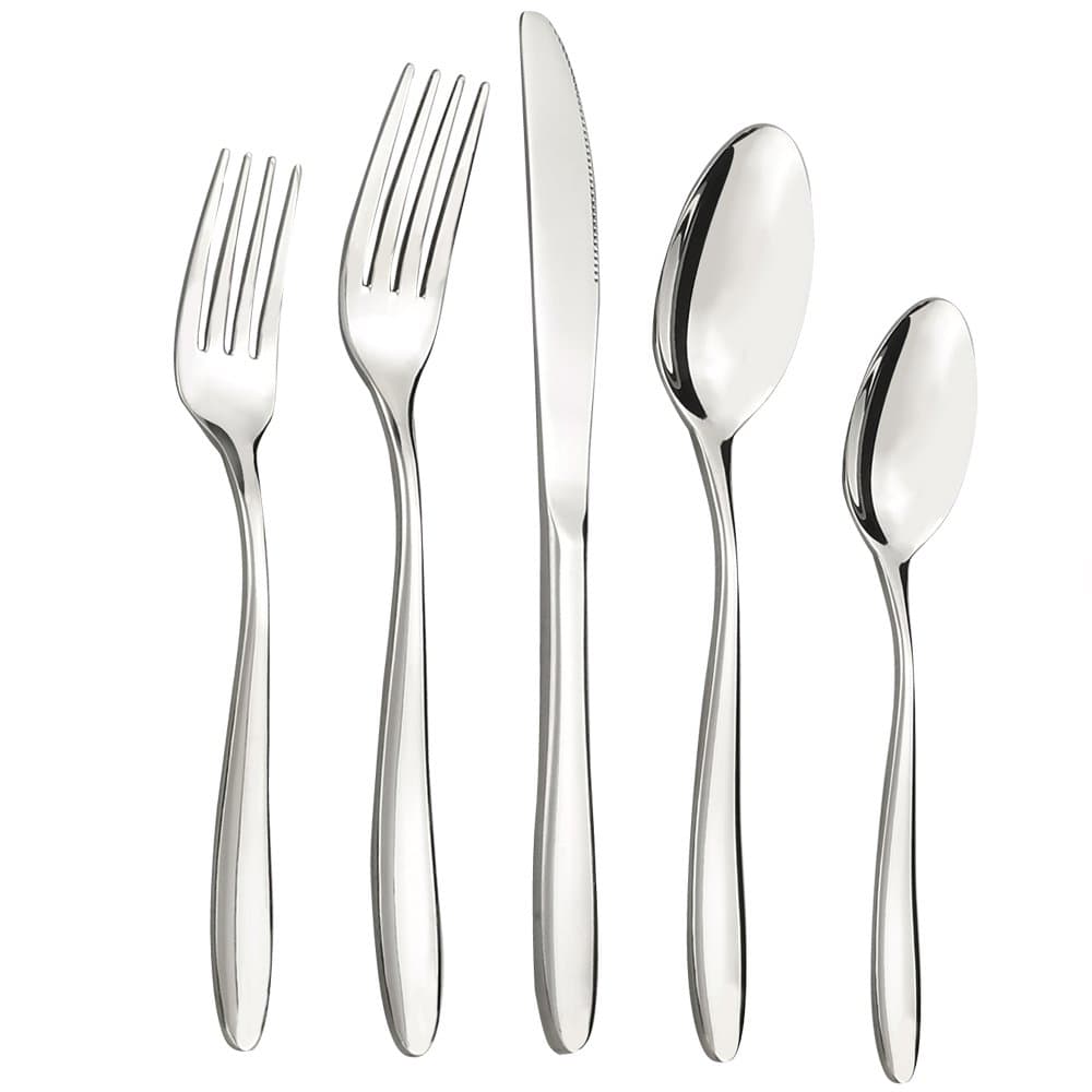 Ramddy 18/10 Stainless Steel Flatware Set for 12, Silverware Set