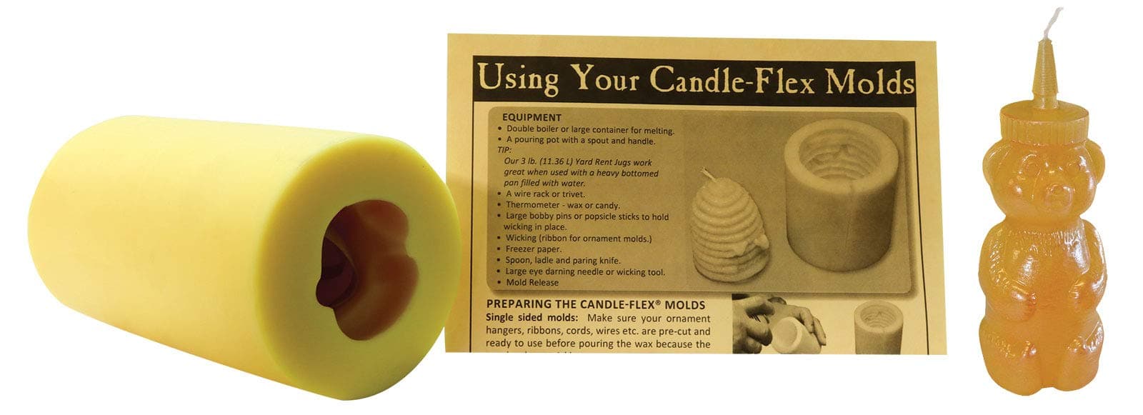 Mann Lake "Honey Bear" Candle Mold