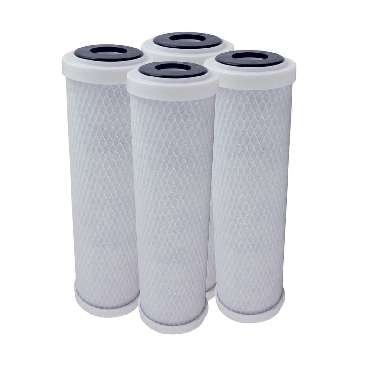 4 Pack Flow-Pur 8 Carbon Block Filter Compatible Filters for WCBCS-975-RV System