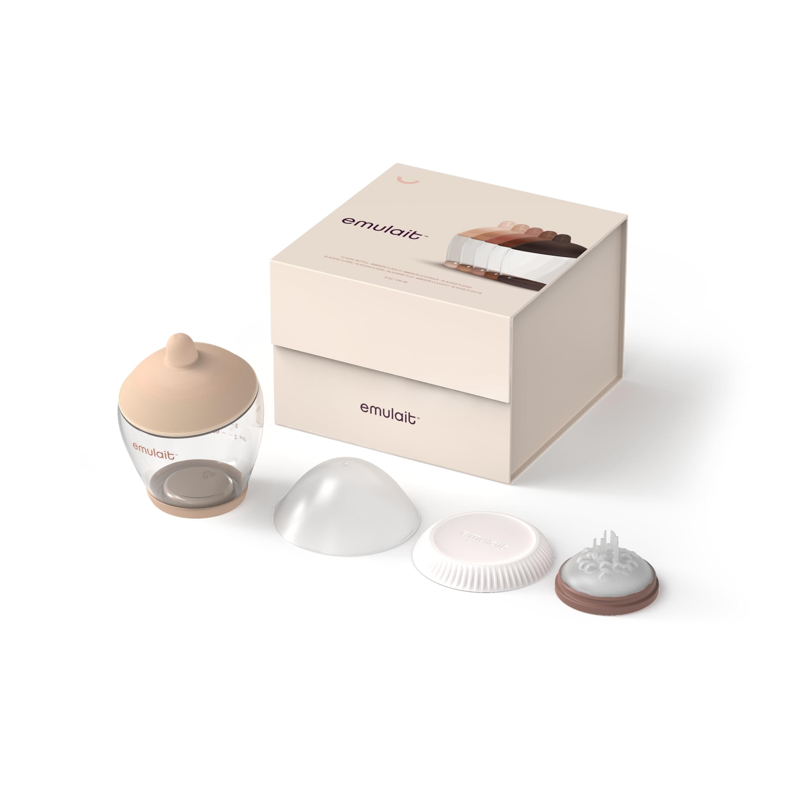 Classic Baby Bottle - Fair - Shape 2- Responsive Flow Valve