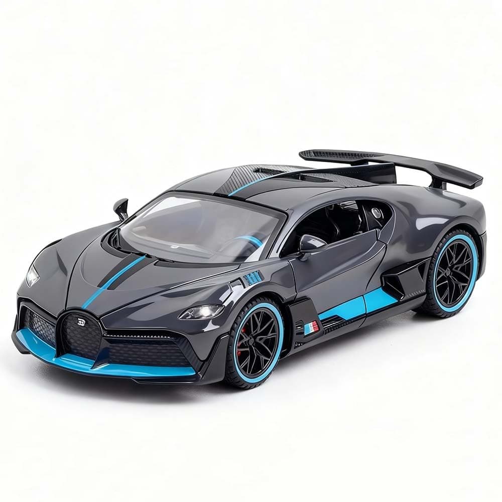 1/32 Scale Bugatti Divo Car Model Toy Car, Pull Back Vehicles Toy Car for Toddlers Kids Boys Girls Gift