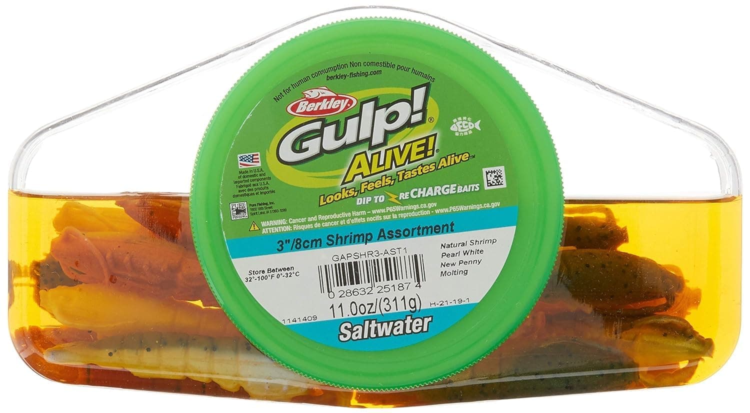 Gulp! Alive! Shrimp Assortment , 3-Inch