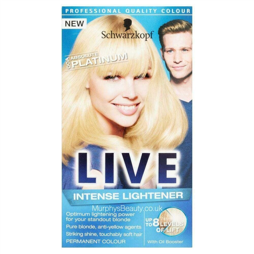LIVE Schwarzkopf Intense Permanent Coloration (XXL, 00A Absolute Platinum)