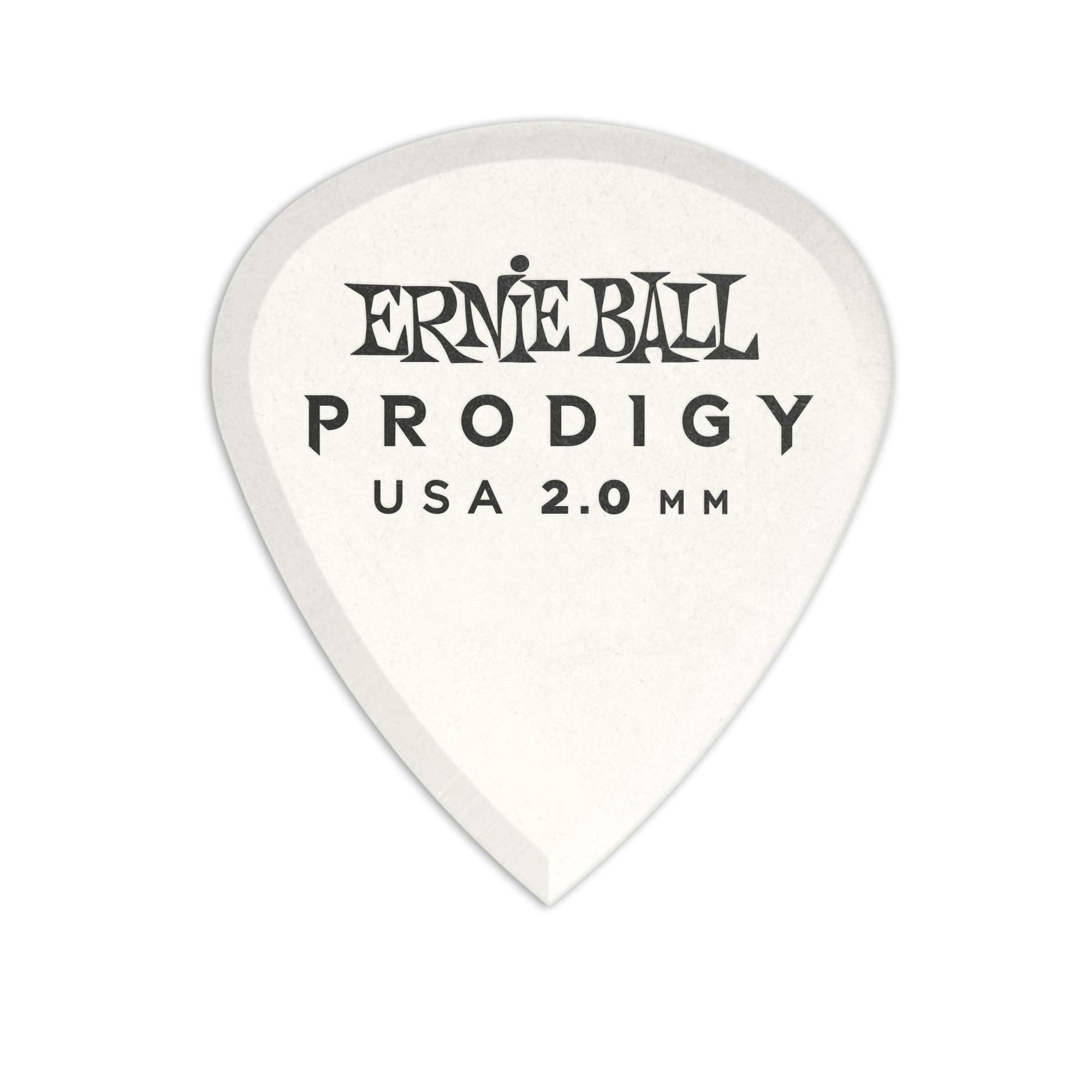 2.0 mm White Mini Prodigy Picks 6-Pack