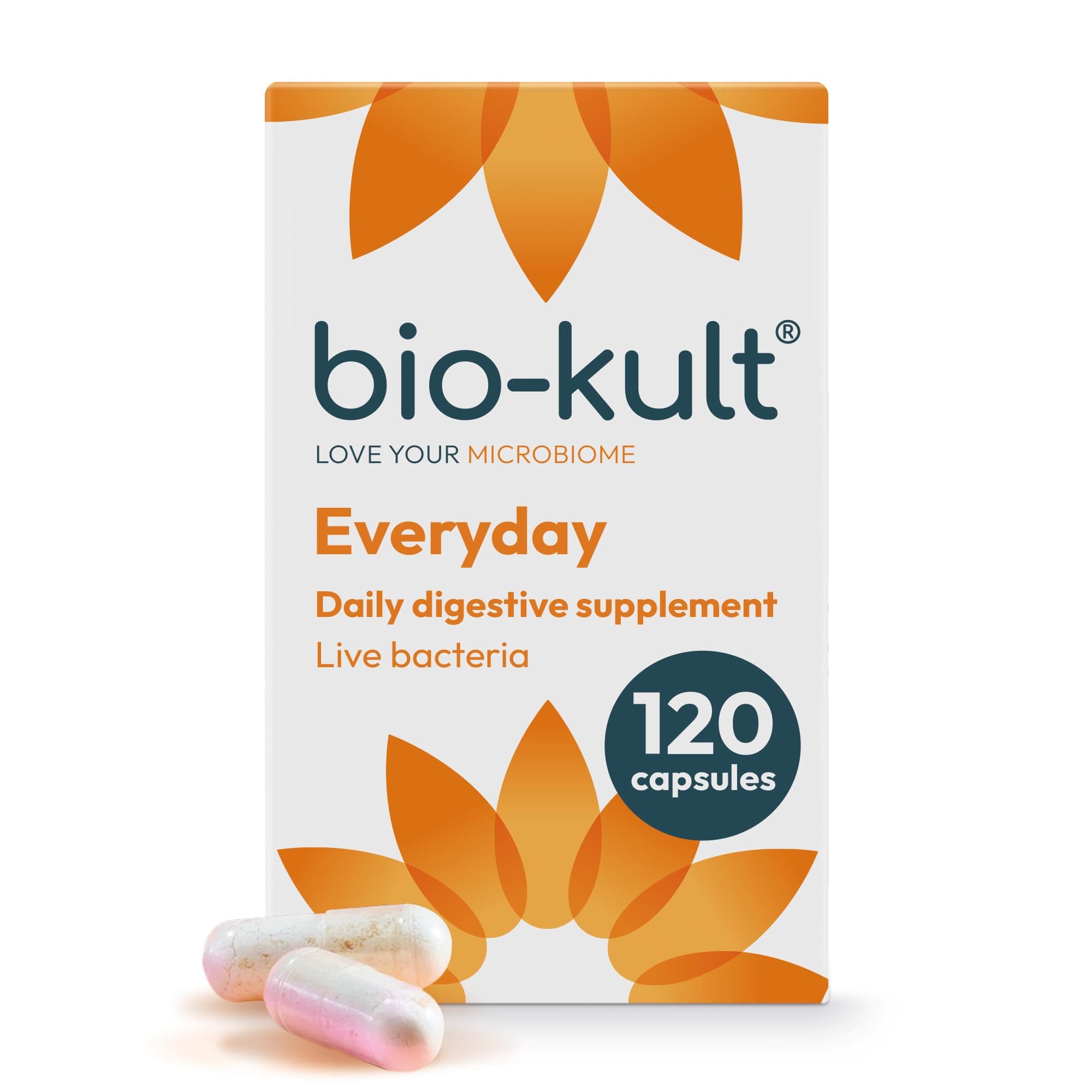 Bio-Kult Everyday Multi-Strain Formulation Probiotics for Digestive System, 120 Capsules (Pack of 1)