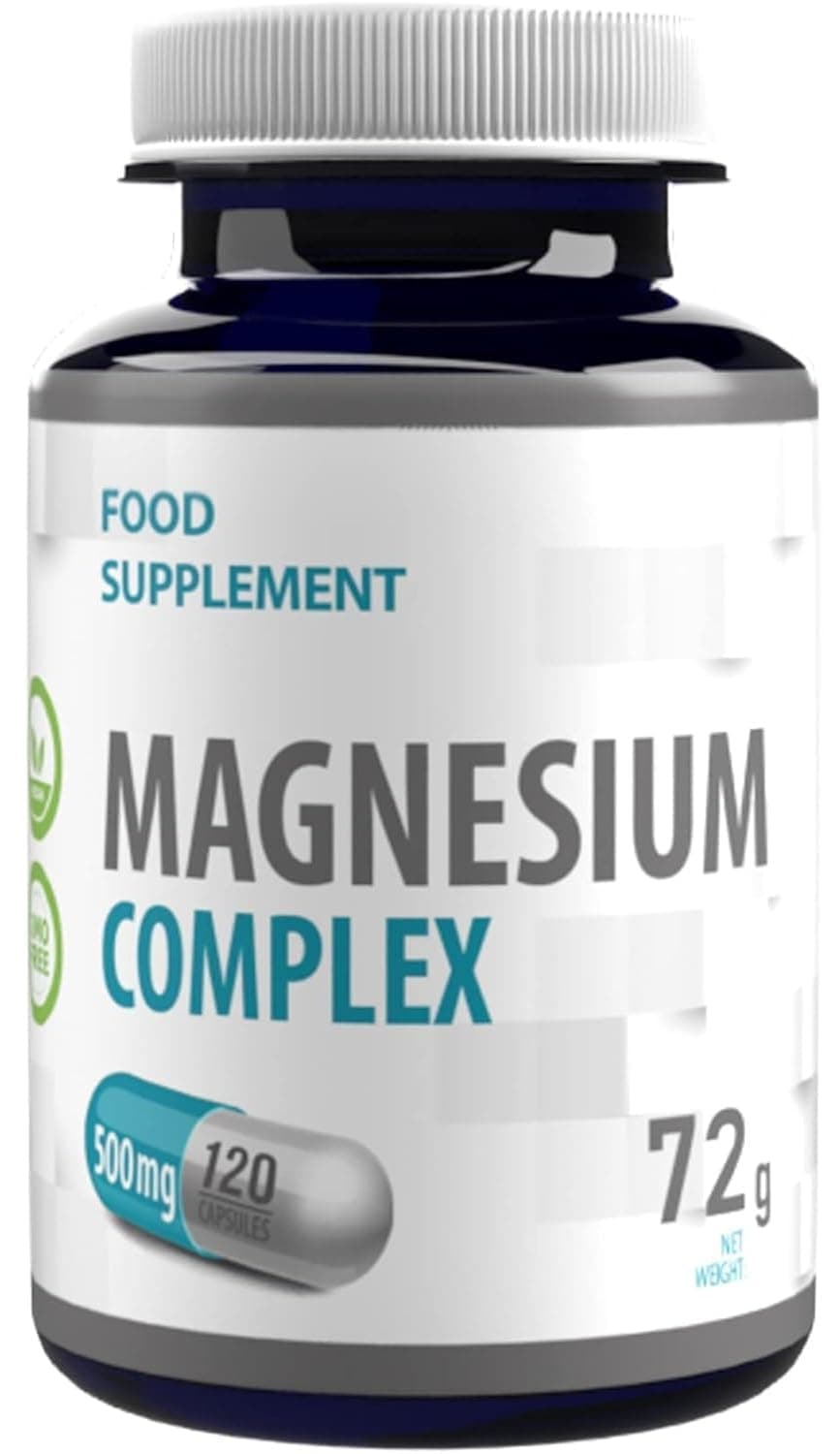 Hepatica Magnesium Complex per Serving 2000mg | L-Threonate, Bisglycinate & Taurate | 120 Vegan Capsules | High Strength Magnesium Supplement | No Fillers or Bulkers