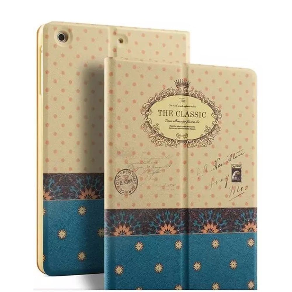 iPad Mini 2/3 Case, Dakotacase (Book style) Folio Ultra Slim Painted Pattern Stand Case, Flip PU Leather Protective Hard Case Cover For Apple iPad Mini 2 Mini 3 (Retro Stamps)