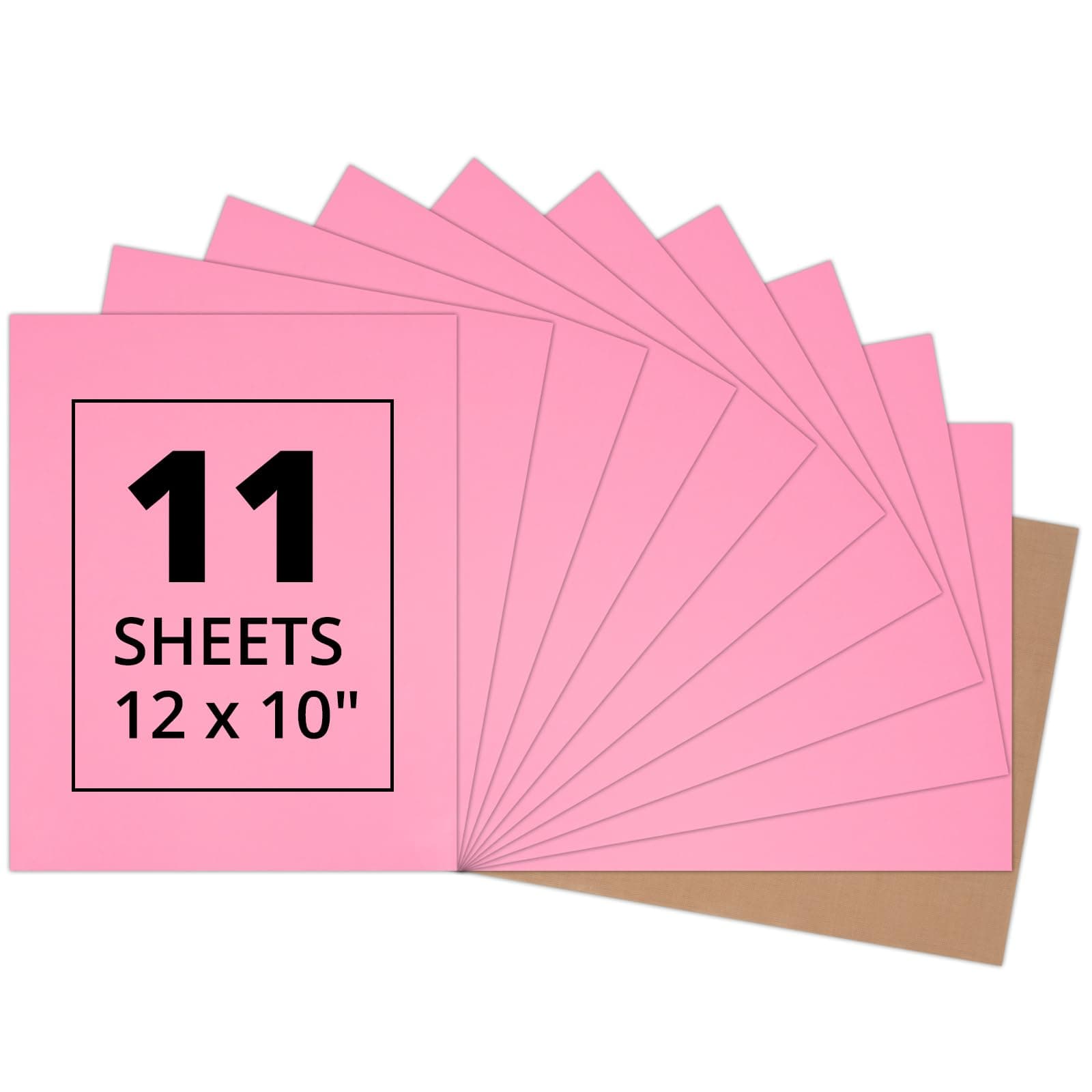 HTVRONT Pink HTV Heat Transfer Vinyl Bundle: 11 Pack 12" x 10" Iron on Vinyl for T-Shirt, Heat Transfer Vinyl for Silhouette Cameo or Heat Press Machine