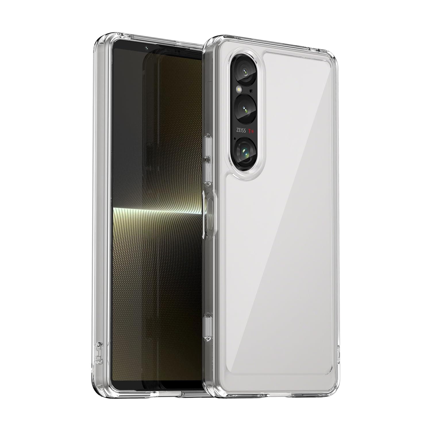 OIATROE Case for Sony Xperia 1 VI, Transparent Back Case [Anti-Scratch] [Slim Stylish TPU] [Shock Absorption] Protective Case For Sony Xperia 1 VI -transparent