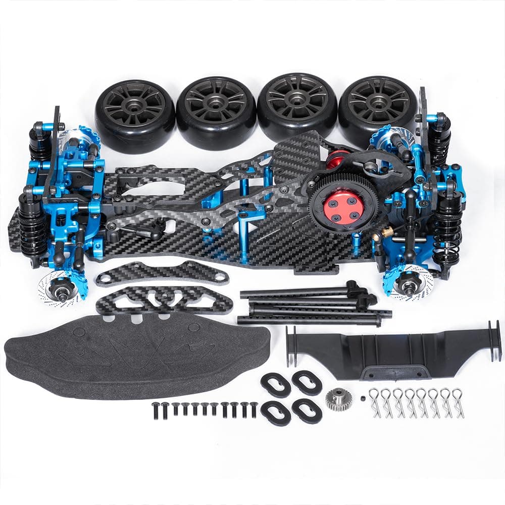 1/10 RC Chassis Frame Kit Sakura D5 Mini+MR RC Flat Road Drift Car Chassis Kit Upgrade Part