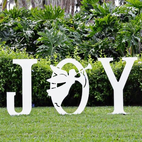 Christmas Joy Angel Yard Sign