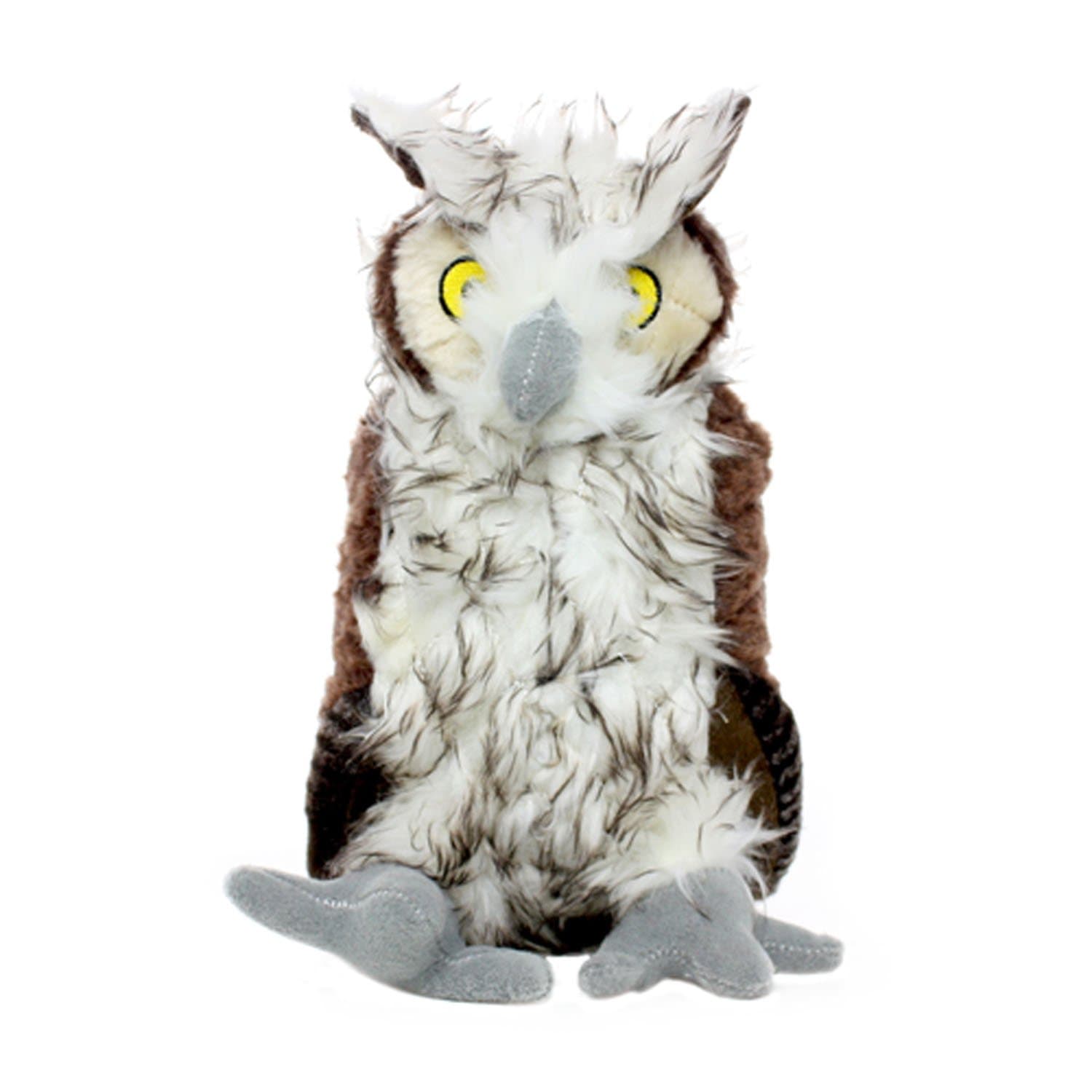 MIGHTY-Nature Owl -Squeaker-Multiple Layers. Made Durable, Strong & Tough. Interactive Play Dog Toy (Tug, Toss & Fetch). Machine Washable & It Floats. (Regular)
