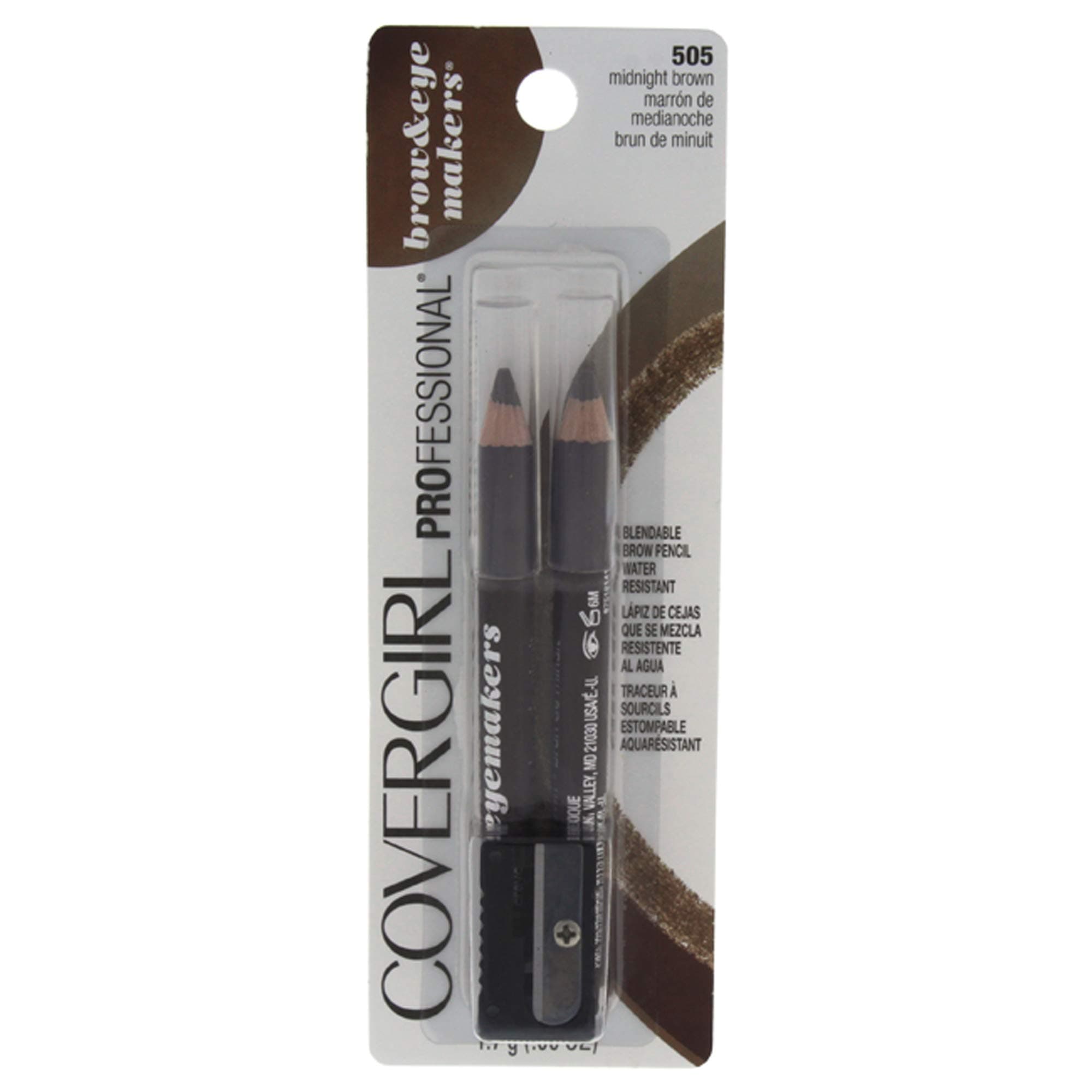 Easy Breezy Brow Fill + Define Brow Pencil, Sharpener Included, Long-Lasting, Deeply Pigmented, Blendable Formula, 100% Cruelty-Free