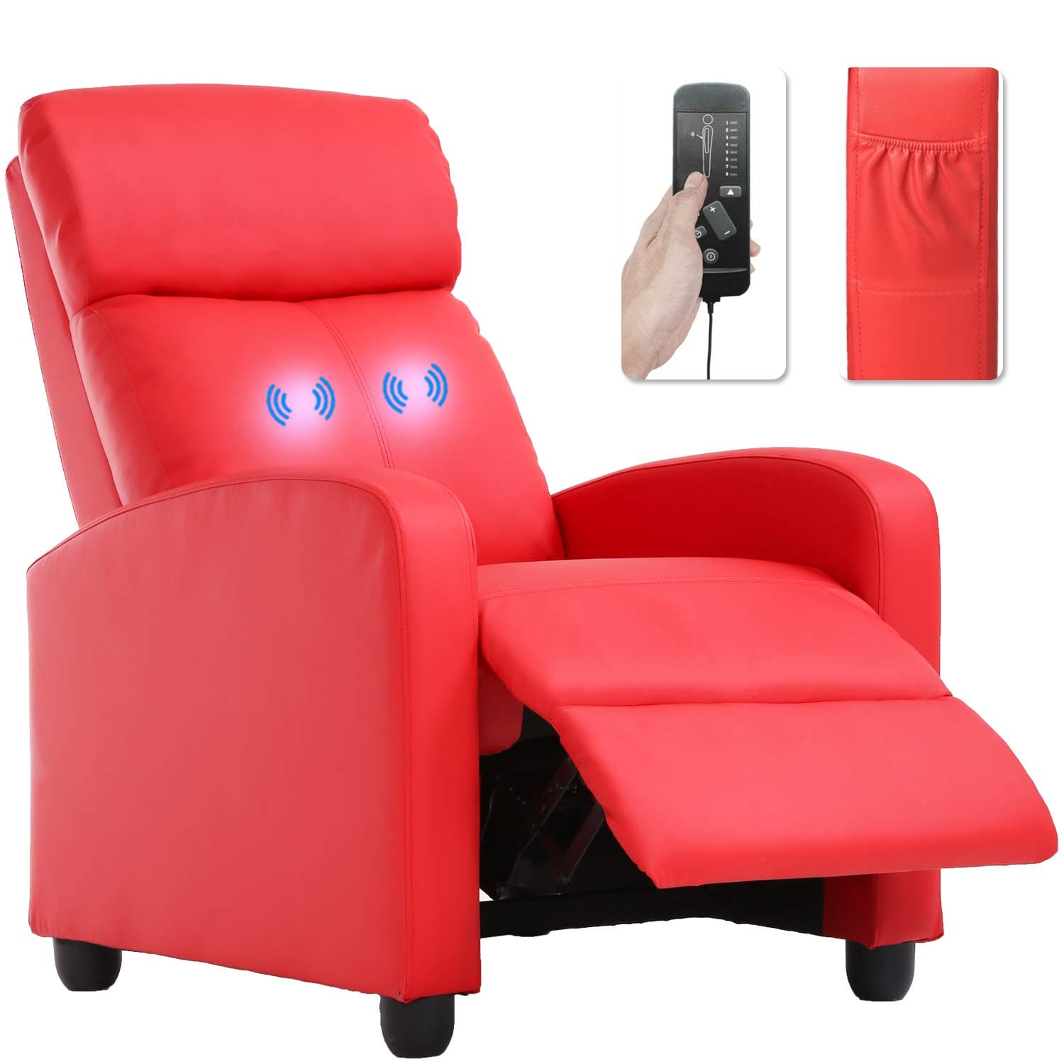 Recliner Chair for Living Room Home Theater Seating Massage Recliner Sofa Rea...
