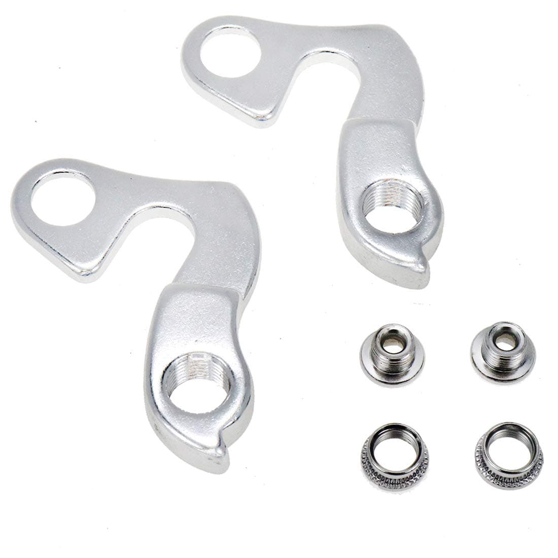 2 Pcs Bicycle Derailleur Hanger Frame Gear Tail Hook (M9 Thread)