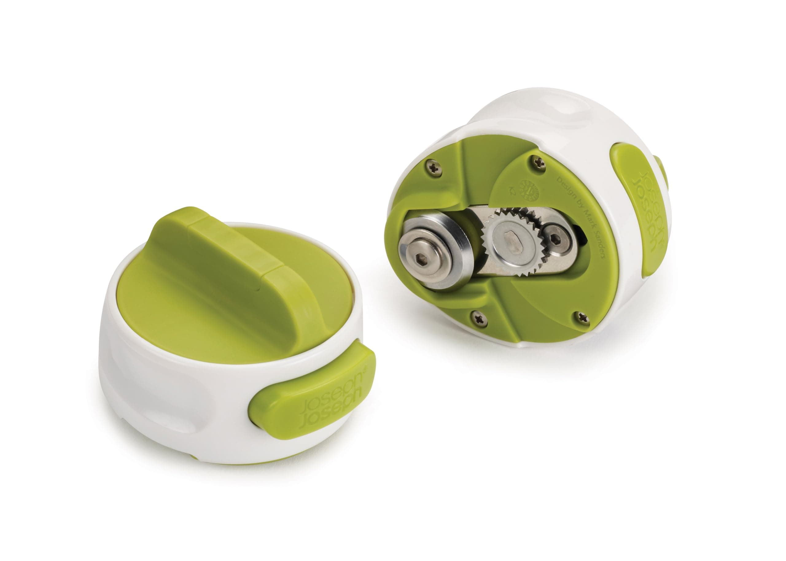 Joseph Joseph Can-Do Compact Can Opener, Tin Opener with Automatic Grip, White/Green