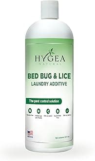 Hygea Natural Lice and Bed Bug Laundry Additive - Environmentally Responsible, Odorless, and Stain-Free Liquid Laundry Treatment - Any Water Temperature (32 Fl Oz)
