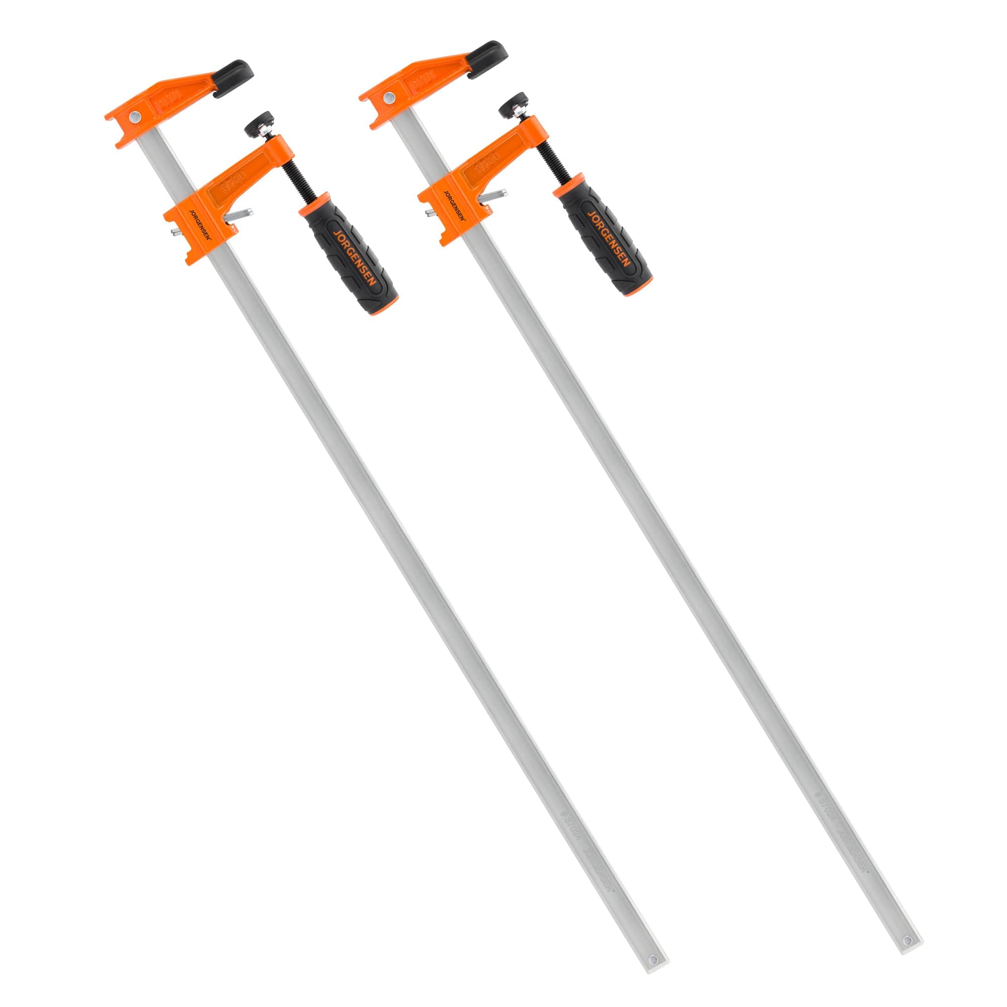 2-pack Medium Duty Steel Bar Clamp Set with 272 kg Load limit, 61 cm