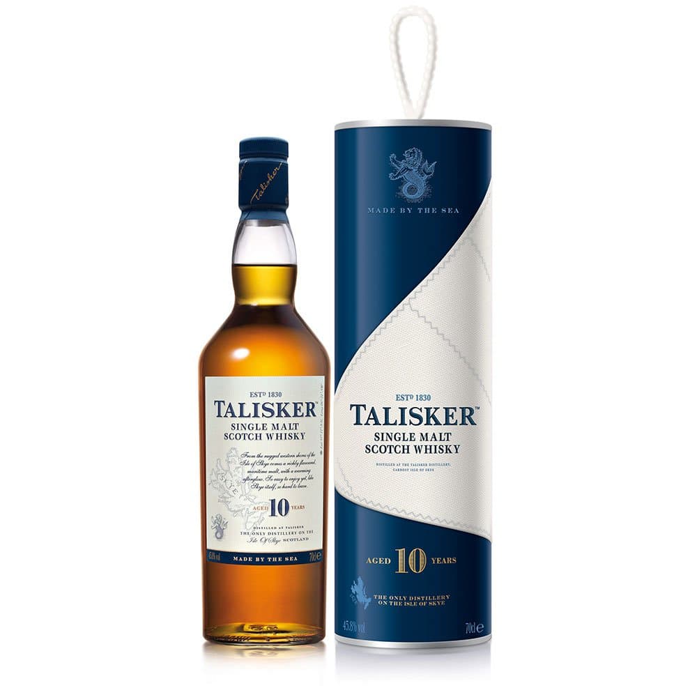 Talisker 10 Tin Pack 70cl 45.8% ABV