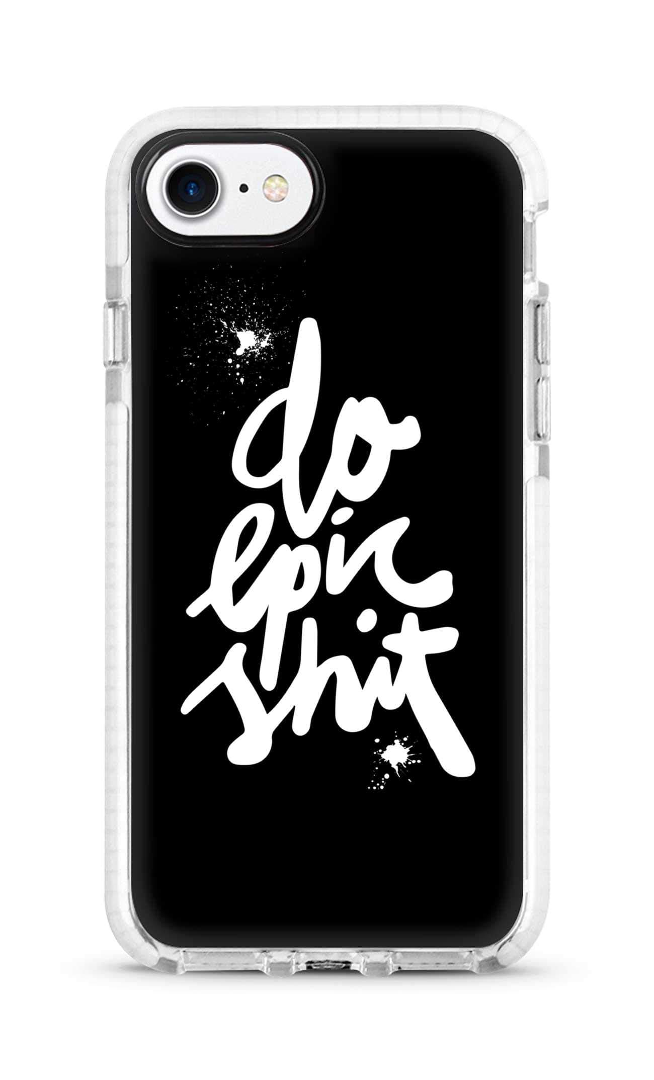 Stylizedd Case Compatible With iPhone 8, White Impact Pro Military Grade Dual Layer Case - Epic Full