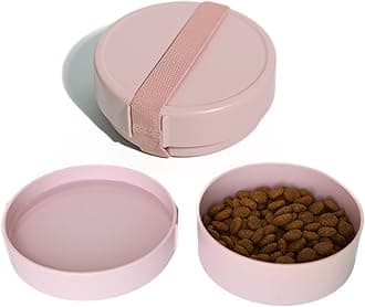 Barkin’ Trails Travel Dog Bowls, Portable Outdoor Water, BPA-Free Water Bowl Set, Food Grade Plastic Dog Travel Bowl, Dog Camping Essentials, Travel Container