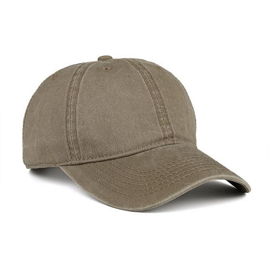 VANCICLow Profile Washed Brushed Twill Cotton Adjustable Baseball Cap Dad Hat