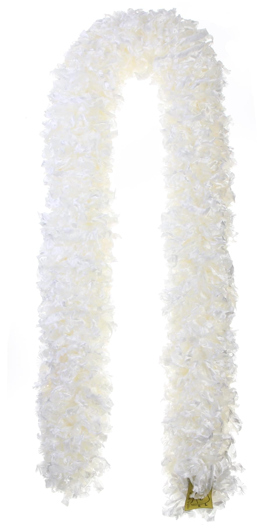 Original Featherless Boa Faux Feather Boa (White)