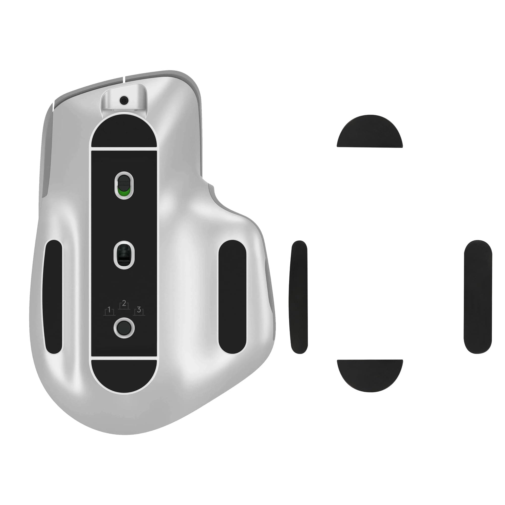 – kwmobile Mouse Feet Replacement Compatible with Logitech MX Master 3 / 3S Computer Mouse Skates Sticker - Black