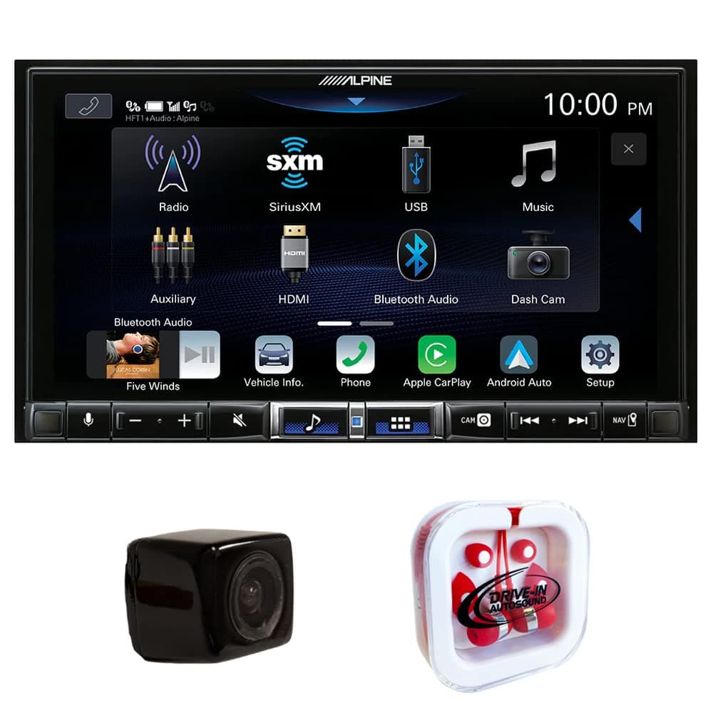 Alpine ILX-507 7" Digital Multimedia Receiver w/CarPlay/Android Auto & Backup Camera