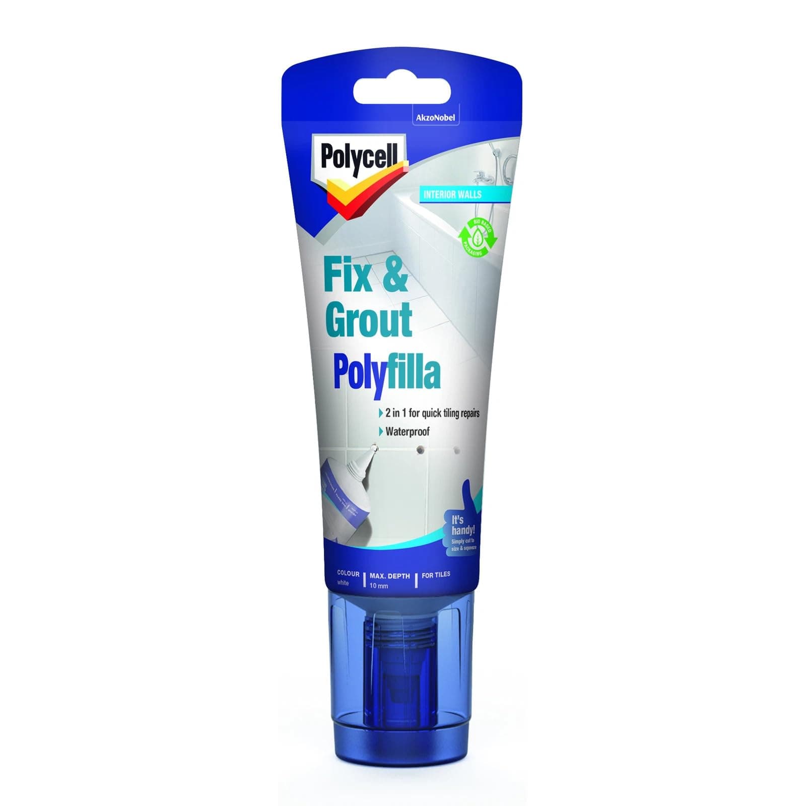 Polycell Tile Fix & Grout Tube 330g, White
