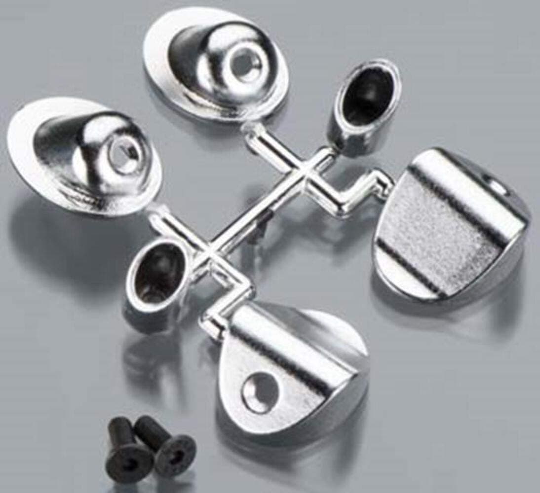 Through-The-Body Mock SE Tips, Chrome: 1/10 Scale (2)