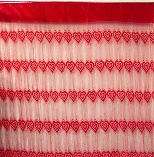 RAMCHA RED Heart Exclusive String Curtain 1 Piece