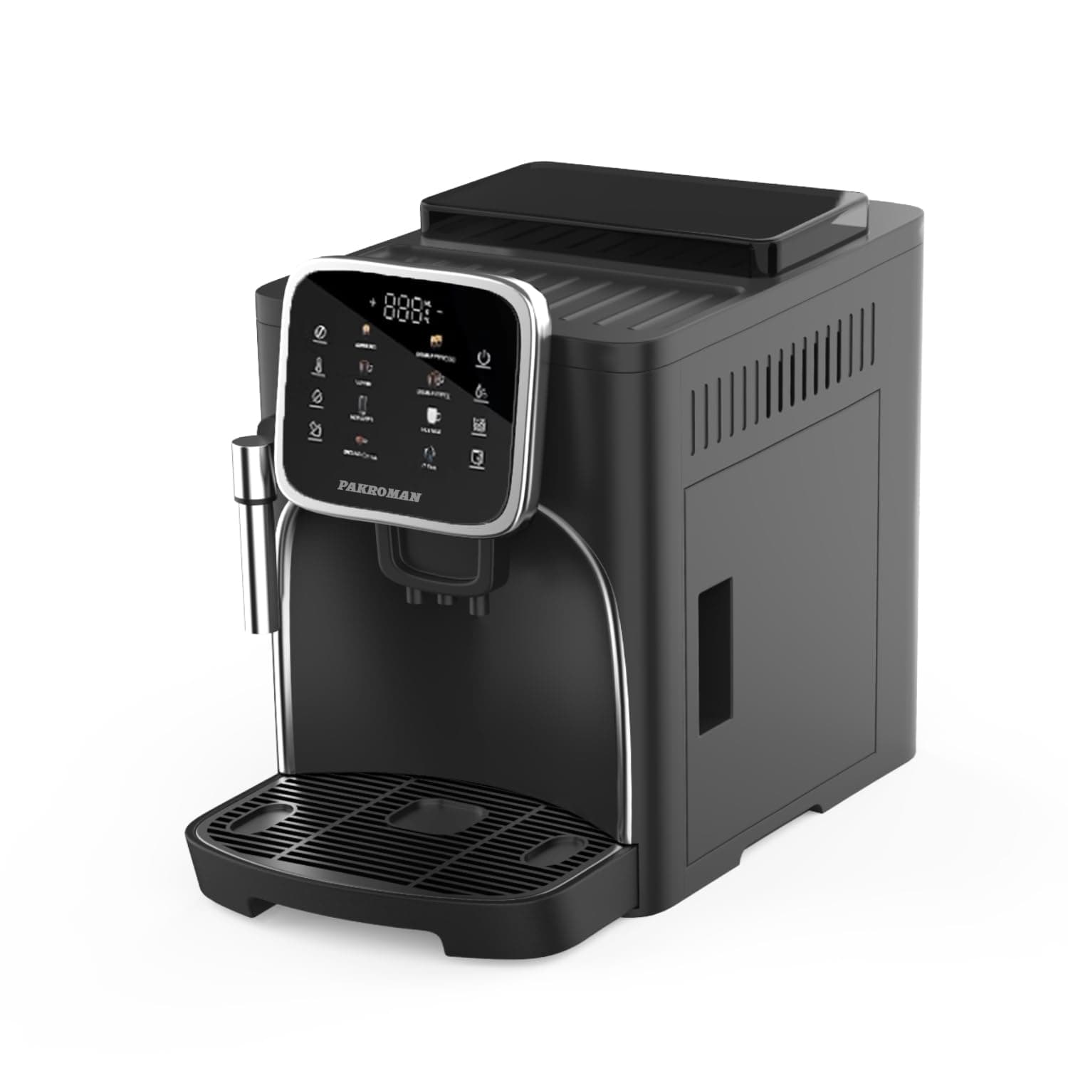 Fully Automatic Coffee Machine,With a 19 Bar Italian Ulka pump, with Classic Frother,Four Coffee Varieties, Intuitive Touch Display, and Conical Burr Grinder (black)