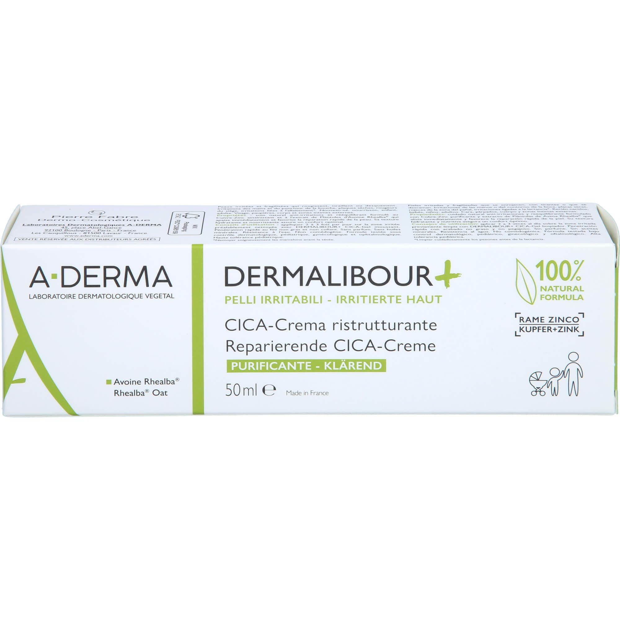 A-Derma Dermalibour+ Cream 50ml