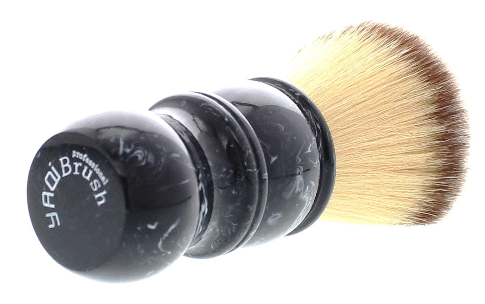 Yaqi Black Marble Handle Synthetic Shaving Brushes