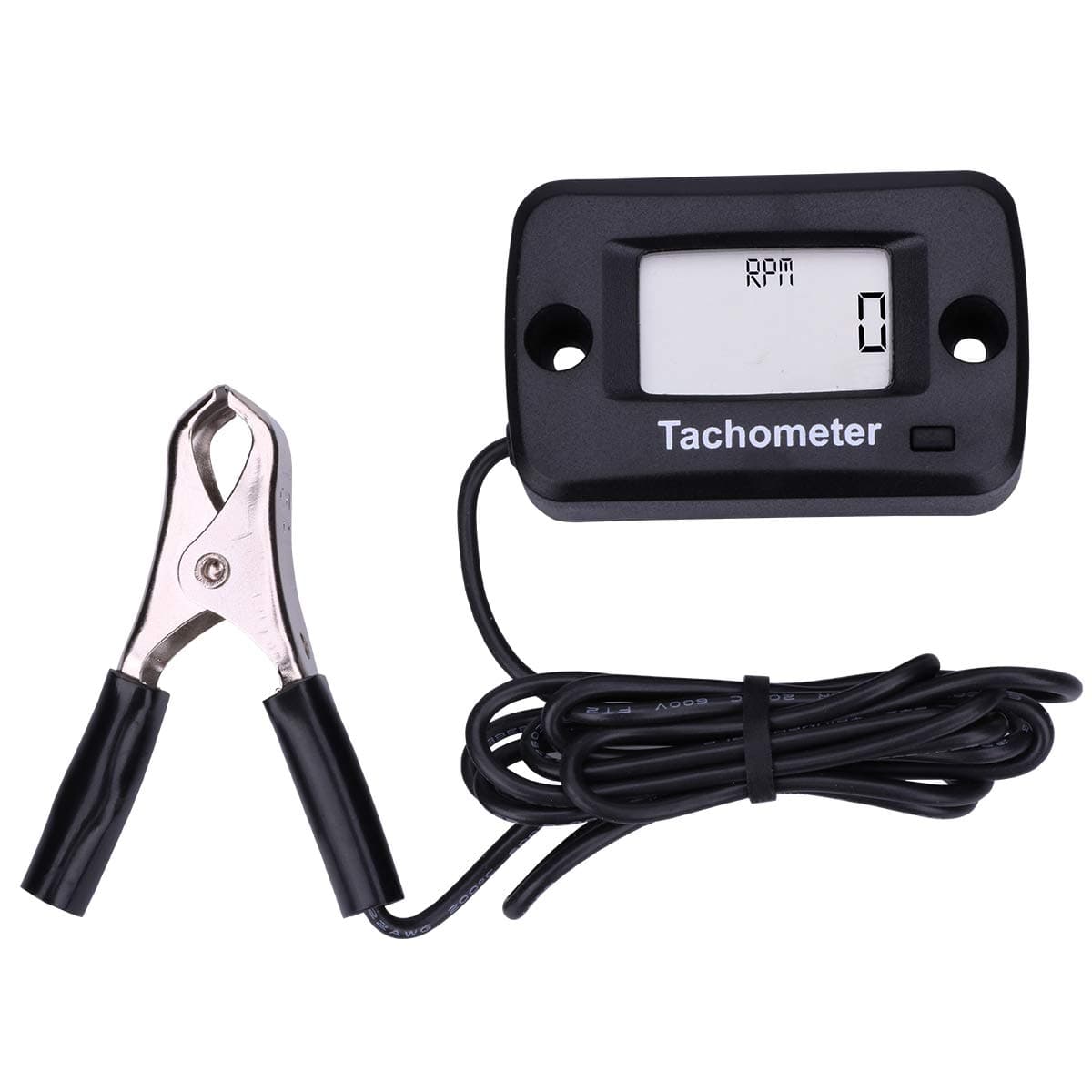 Searon Digital Chainsaw Tachometer ON/Off Switch for Chainsaw Cropper Generator Lawn Mower RV ATV Dirt Bike Motocross Boat Tractor
