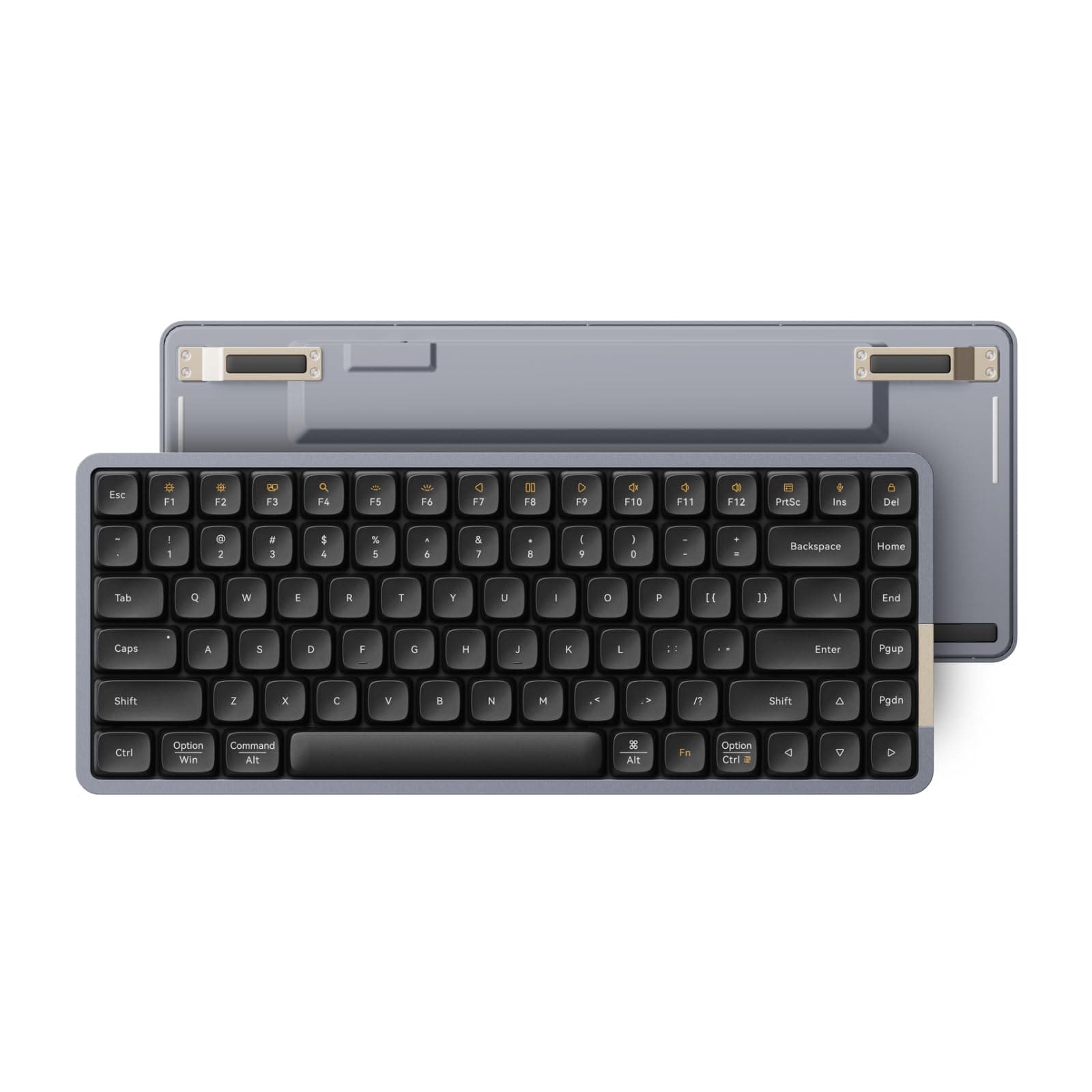 FLOW Low Profile Mechanical Keyboard, English Layout, Space Gray, Standard Equipment Key Switch, PHANTOM (Tactil) Certified