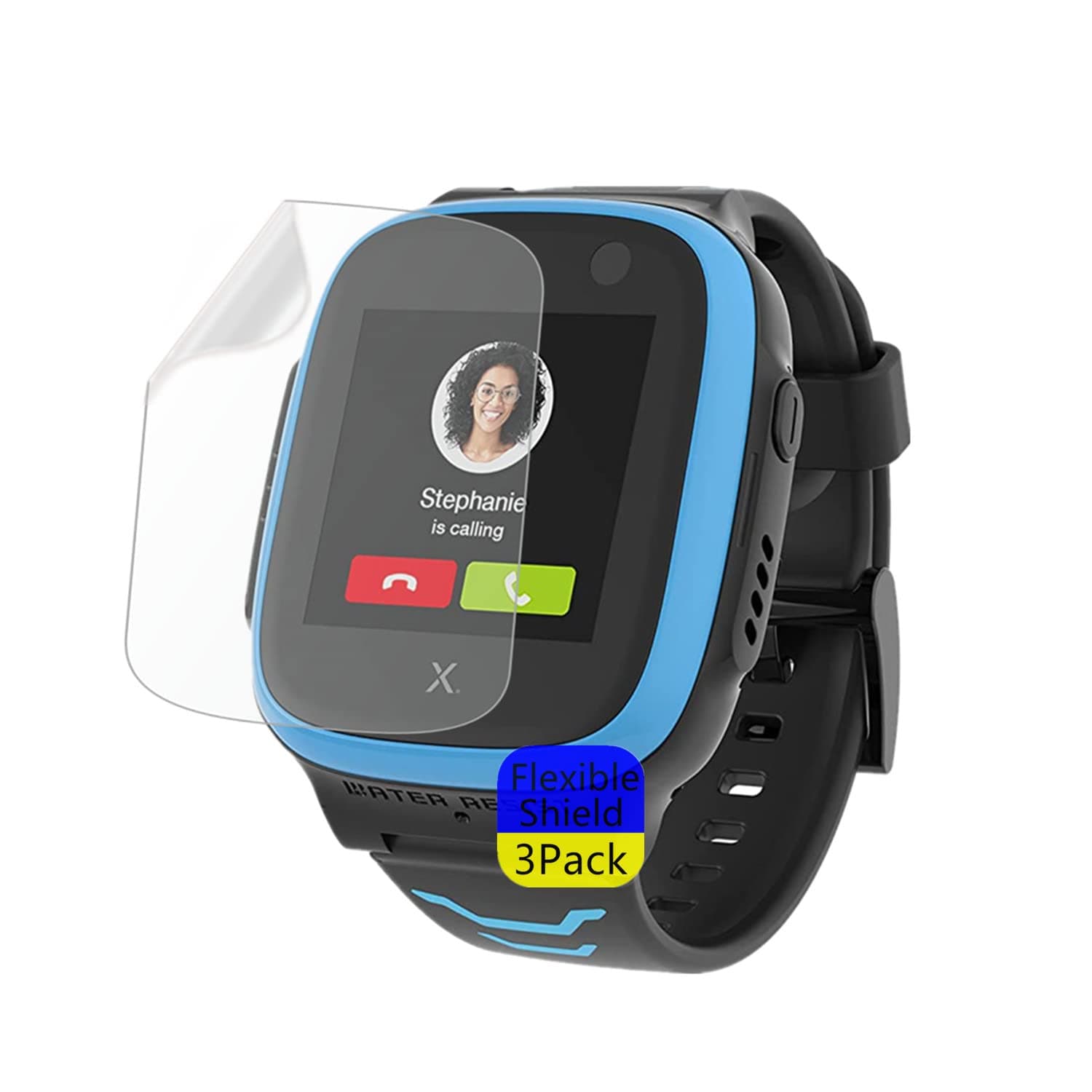 AemusCompatible for XPLORA X5 Play Screen Protector Smart Watch TPU clear film Full coverage Bubble self-healing flexible film (3Pack)